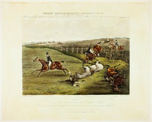 Rikas kohtaus, Grand Leicestershire Steeplechase -kilpailusta tekijältä Charles Bentley