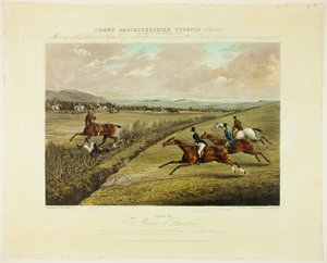 Climax of Disaster, Grand Leicestershire Steeplechase -kilpailusta. tekijältä Charles Bentley