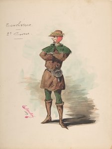 Kosketuskiven pukusuunnittelu [a], Puku- ja asusteet..., 1889.