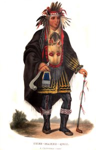 Okeemakeequid, Chippewayn päällikkö tekijältä Charles Bird King