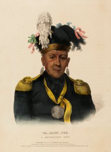 WA-BAUN-SEE, POTTAWATOMIE CHIEF, Pohjois-Amerikan intiaaniheimojen historiasta. tekijältä Charles Bird King