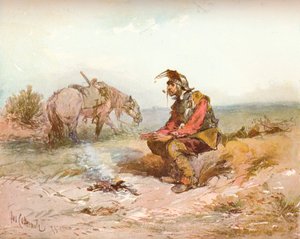 Langham Sketch: The Bivouac, c1885