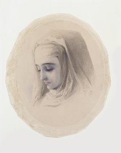Pääkuvio luostarin ajatuksia varten, 1851 (wc ja guassi paperille) tekijältä Charles Collins