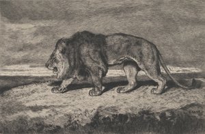 Leijona kävelee, 1866-1897. tekijältä Charles Courtry