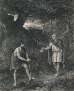 Timon ja Flavius Timon Ateenasta, vuodelta 1870