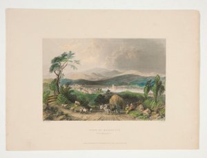 Näkymä Meredithistä, New Hampshire, Nathaniel Parker Willisin kuva