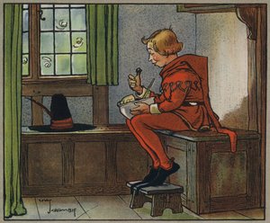 Little Jack Horner (väri litho)