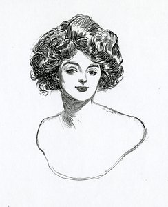 Gibson-tyttö, n. 1902 tekijältä Charles Dana Gibson