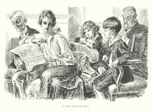 Tarina rintamalta (litografia) tekijältä Charles Dana Gibson