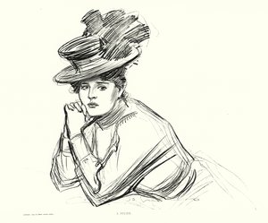Tutkimus (litografia) tekijältä Charles Dana Gibson