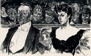Theatressa, c1876-1898, 1898 tekijältä Charles Dana Gibson