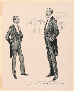 Pelaan pokeria Old Manin kanssa tekijältä Charles Dana Gibson