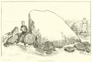 Kuvitus Social Ladderille tekijältä Charles Dana Gibson