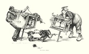 Kilpailevat oopperat (litografia) tekijältä Charles Dana Gibson