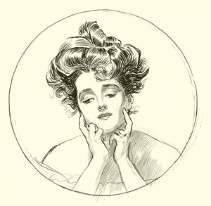 Kaunis leski tekijältä Charles Dana Gibson