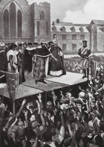 Edward I puhuttelee alamaisiaan tekijältä Charles Daniel Ward
