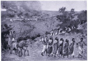 Egyptiläinen leiri Öljymäellä, noin 1920 (litho)