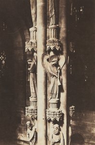 Strasbourgin katedraali, enkelipilari, noin 1858 (kuva). tekijältä Charles David Winter