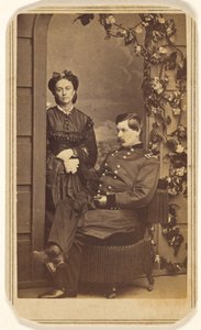 [Kenraali George Brinton McClellan ja hänen vaimonsa]