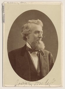 Joseph Medillin muotokuva, n. 1876 tekijältä Charles Delevan Mosher