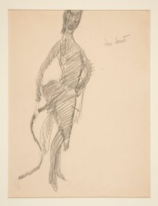 Pukupiirustus: Devil as Lady tekijältä Charles Demuth