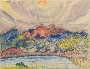 Varhainen maisema, 1914 tekijältä Charles Demuth