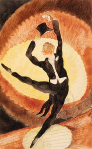 Vaudevillessä: Akrobaattinen miestanssija silinterin kanssa tekijältä Charles Demuth