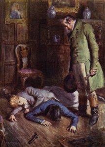Kuvitus Jeffery Farnolin teokselle The Amateur Gentleman (värilitho) tekijältä Charles Edmund (after) Brock