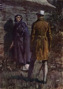 Kuvitus Jeffery Farnolin teokselle The Amateur Gentleman (värilitho)