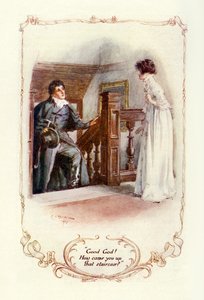 Hyvä Jumala! Miten sinä tulit ylös portaita? 1907 (kuvitus) tekijältä Charles Edmund Brock