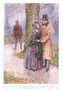 Olen menossa, hän sanoi hitaasti, katsoen kauas hänen kirkkaiden tummien silmiensä syvään ihmeeseen, ulkomaille. tekijältä Charles Edmund Brock