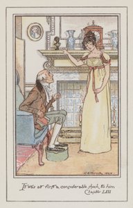 Kuvitus Emmalle, Jane Austen (värilitho) tekijältä Charles Edmund Brock