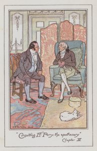 Kuvitus Emmalle, Jane Austen (värilitho) tekijältä Charles Edmund Brock