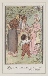 Kuvitus Emmalle, Jane Austen (värilitho) tekijältä Charles Edmund Brock