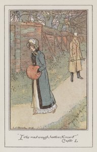 Kuvitus Emmalle, Jane Austen (värilitho) tekijältä Charles Edmund Brock