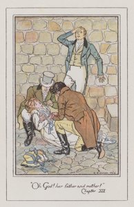 Kuvitus vakuuttamiseen (väri litho) tekijältä Charles Edmund Brock