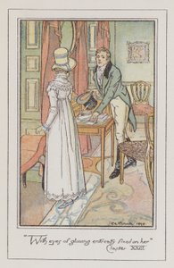 Kuvitus vakuuttamiseen (väri litho) tekijältä Charles Edmund Brock