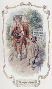 Iloisin ja onnellisin olento, joka on koskaan elänyt (väri litho) tekijältä Charles Edmund Brock