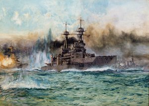 H.M.S. Vanguard Jyllannin taistelussa, 1924