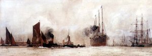 Thamesilla, Gravesend tekijältä Charles Edward Dixon