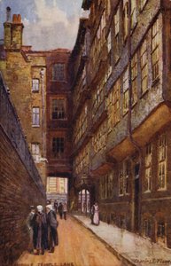 Middle Temple Lane, Lontoo tekijältä Charles Edwin Flower