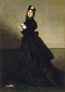 La Dame aux gants The Lady with the Glove, 1869. tekijältä Charles Emile Auguste Carolus Duran