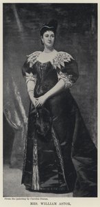 rouva William Astor (litho) tekijältä Charles Emile Auguste Carolus Duran