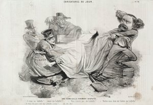 Kiihkeästi kilpaileva nuori nainen tekijältä Charles Emile Jacque