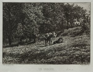 Orchard. tekijältä Charles Emile Jacque