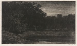 Hirvenmetsästys tekijältä Charles Emile Jacque