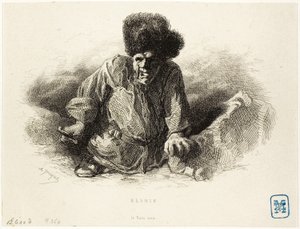Elshie, musta kääpiö tekijältä Charles Emile Jacque