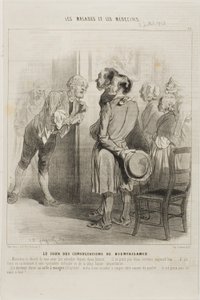 Ilmaisen lääkärikäynnin päivä (levy 16) tekijältä Charles Emile Jacque