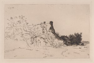 Suuri mökki Kercassier, 1875. tekijältä Charles Emile Jacque