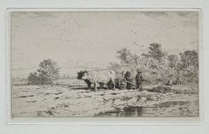 aPaisatge, Labourersfinnish tekijältä Charles Emile Jacque